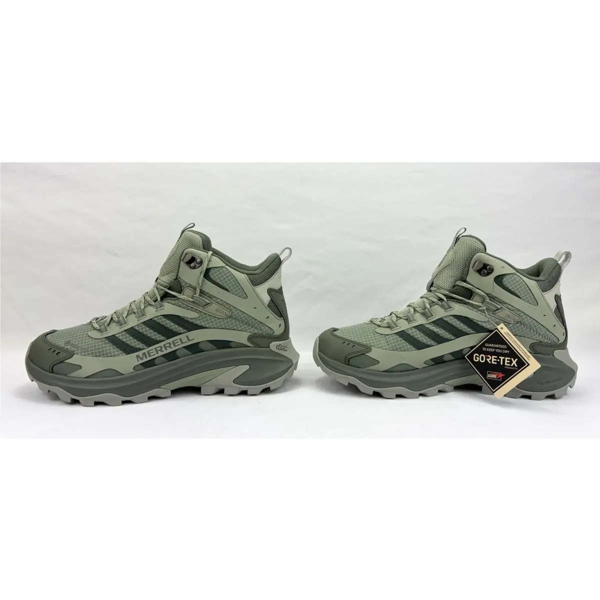 Merrell shoes - Merrell Moab Speed 2 Mid GTX - J00003461 - White Sage (UPC: 195021563471) 4