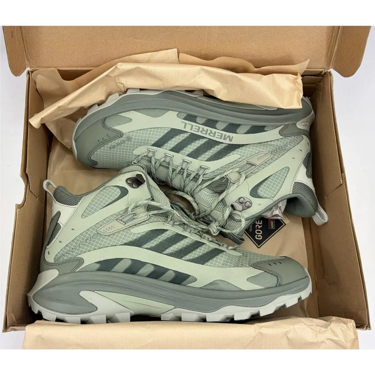 Merrell shoes - Merrell Moab Speed 2 Mid GTX - J00003461 - White Sage (UPC: 195021563471) 9