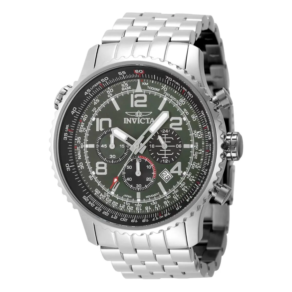 Invicta Aviator-49080 Watch Dial mm Men