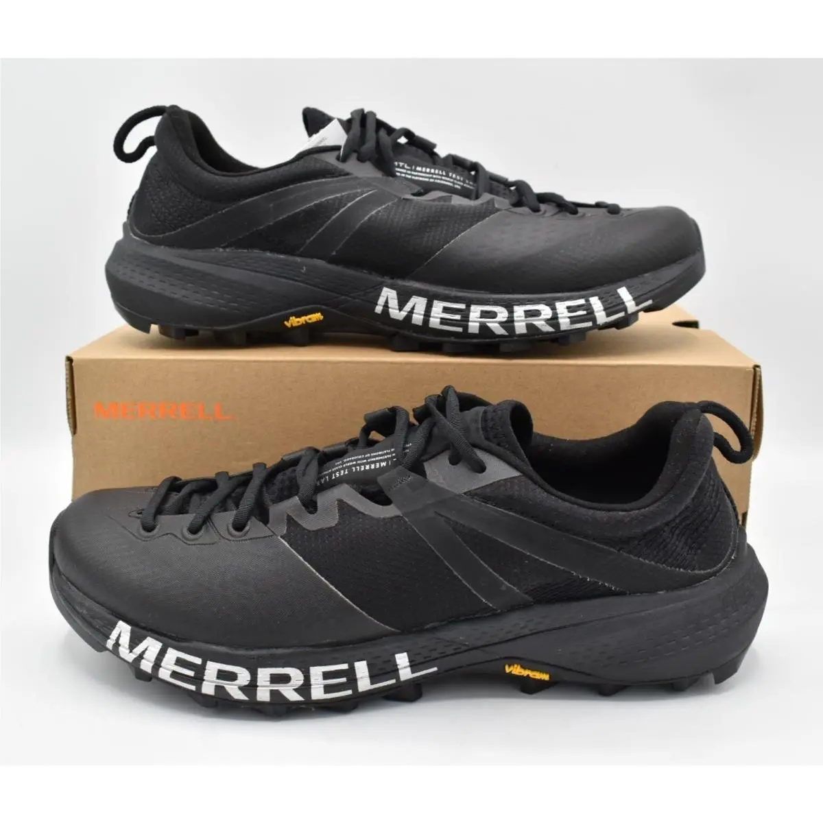 Merrell Womens Size 9.5 Mtl Mqm Black Hiking Sneakers Shoes