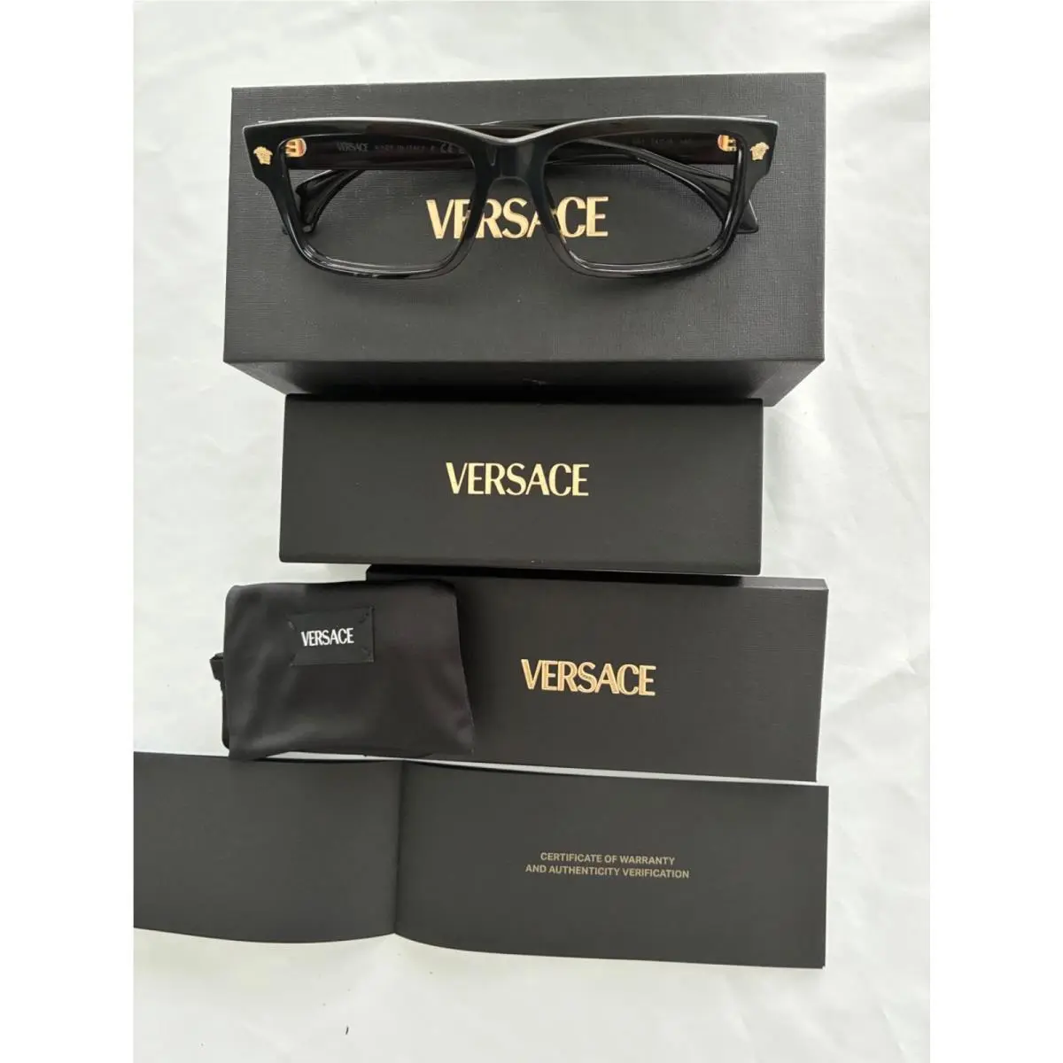 Versace Eyeglass Frame Mod. 3391-U GB1 Black 54/16/140
