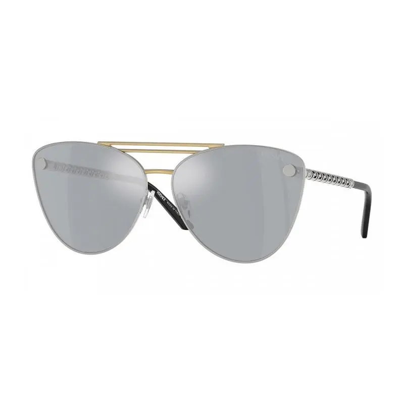 Versace VE2267 15141U Silver/gold/blue Mirror Silver 64-14-140 Sunglasses