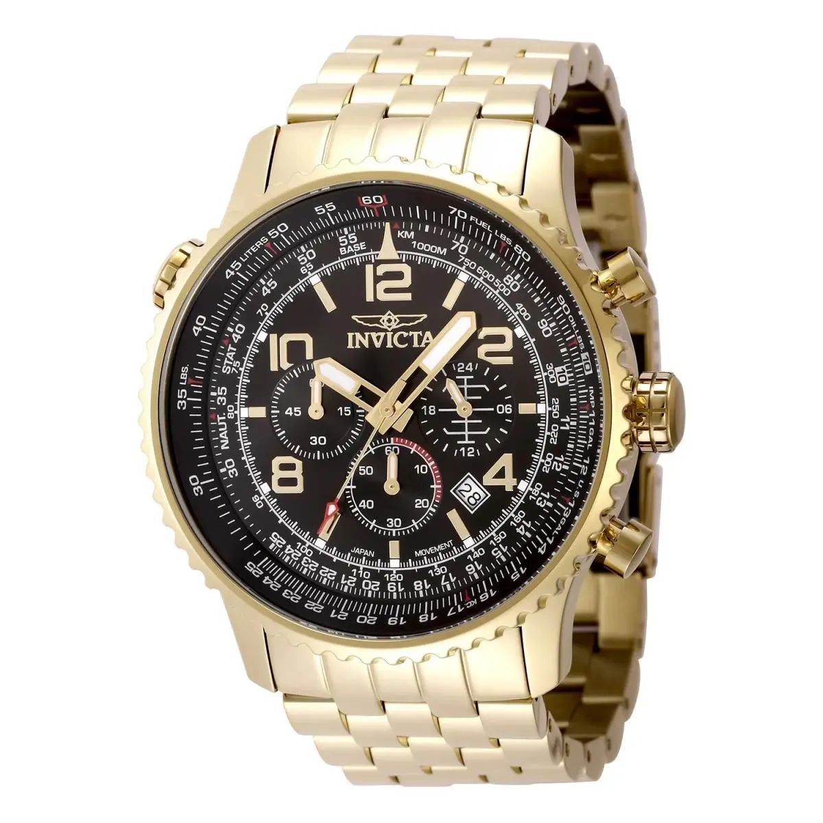 Invicta Aviator-49082 Watch Dial mm Men