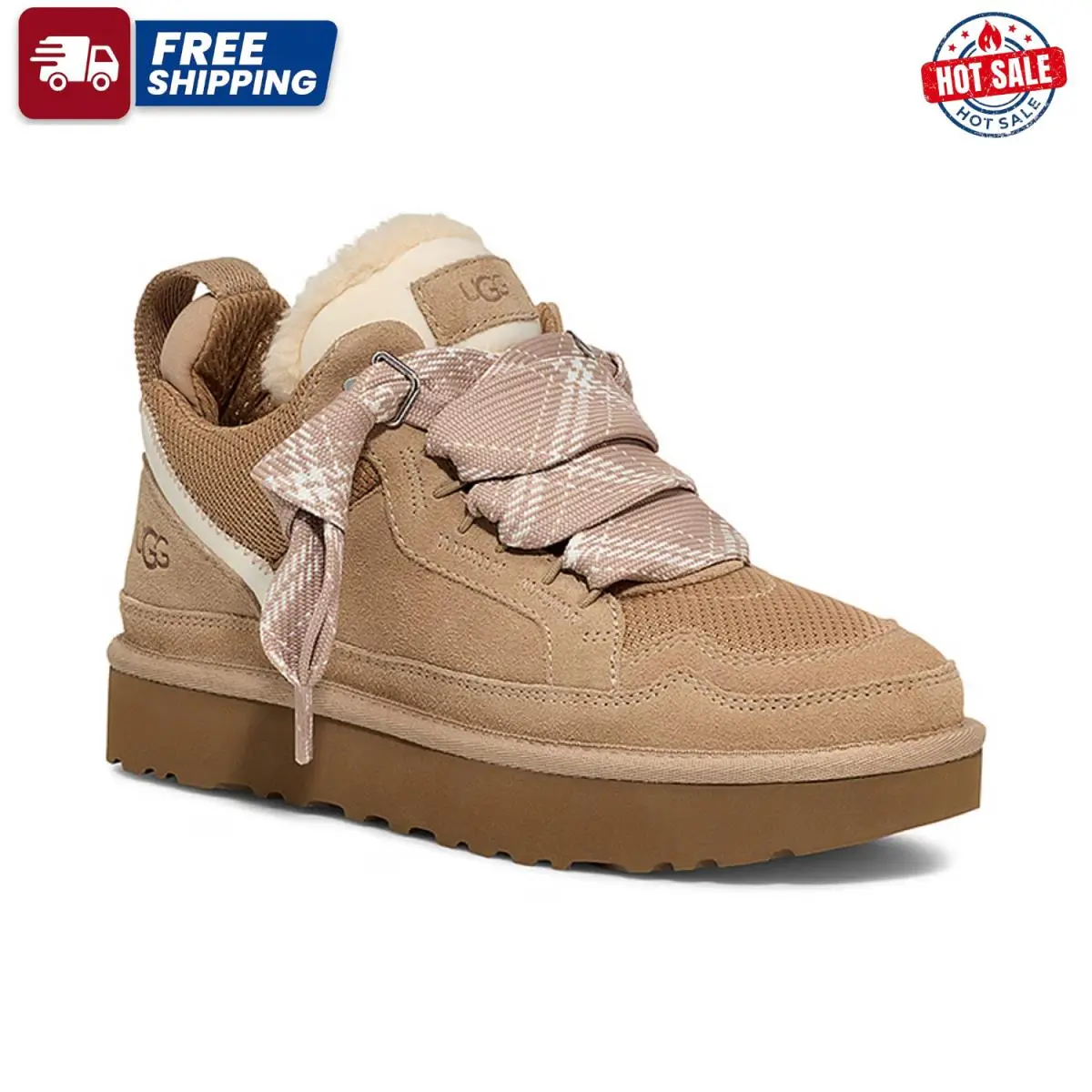 Ugg Lowmel Sneakers Classic Casual Style Low Top Everyday Shoes