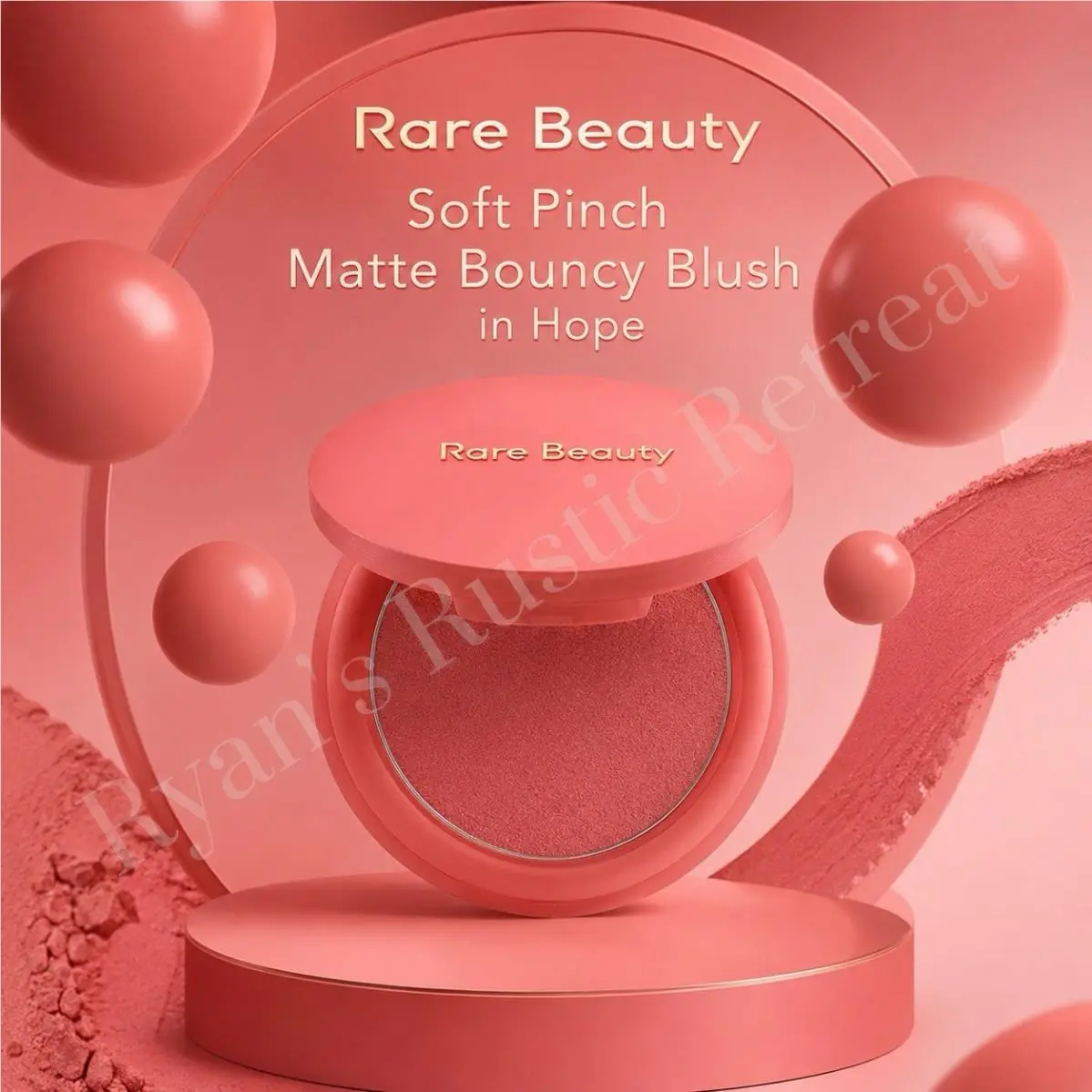 Beauty Soft Pinch Matte Bouncy Blush Cream Powder 0.22oz