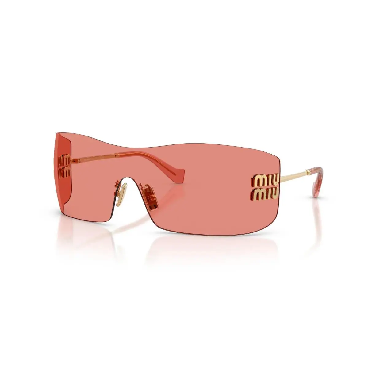 Miu Miu MU B53S Gold/red 5AK20Y Sunglasses