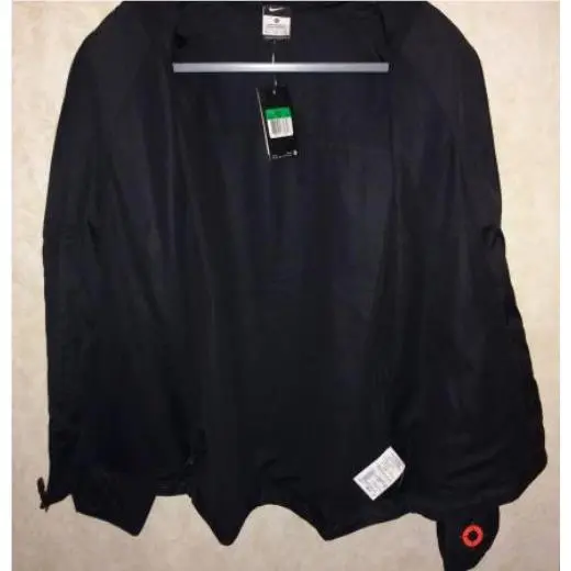 Nike clothing - NIKE T90 Woven Water Resistant Soccer Full Zip Jacke - 419514 - Black 8
