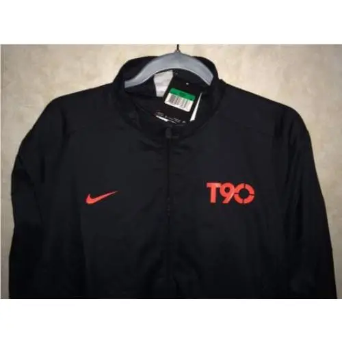 Nike clothing - NIKE T90 Woven Water Resistant Soccer Full Zip Jacke - 419514 - Black 1