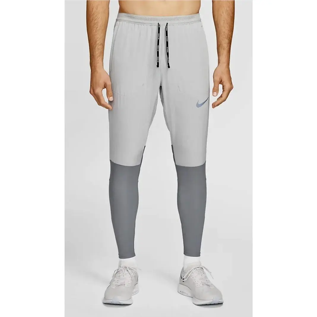 Nike clothing - NIKE Swift Hybrid Ventilated Slim Fit Running Pants - CU5493 - Gray 16