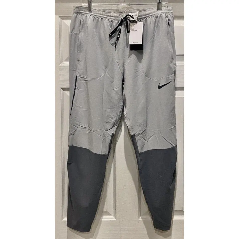 Nike clothing - NIKE Swift Hybrid Ventilated Slim Fit Running Pants - CU5493 - Gray 1