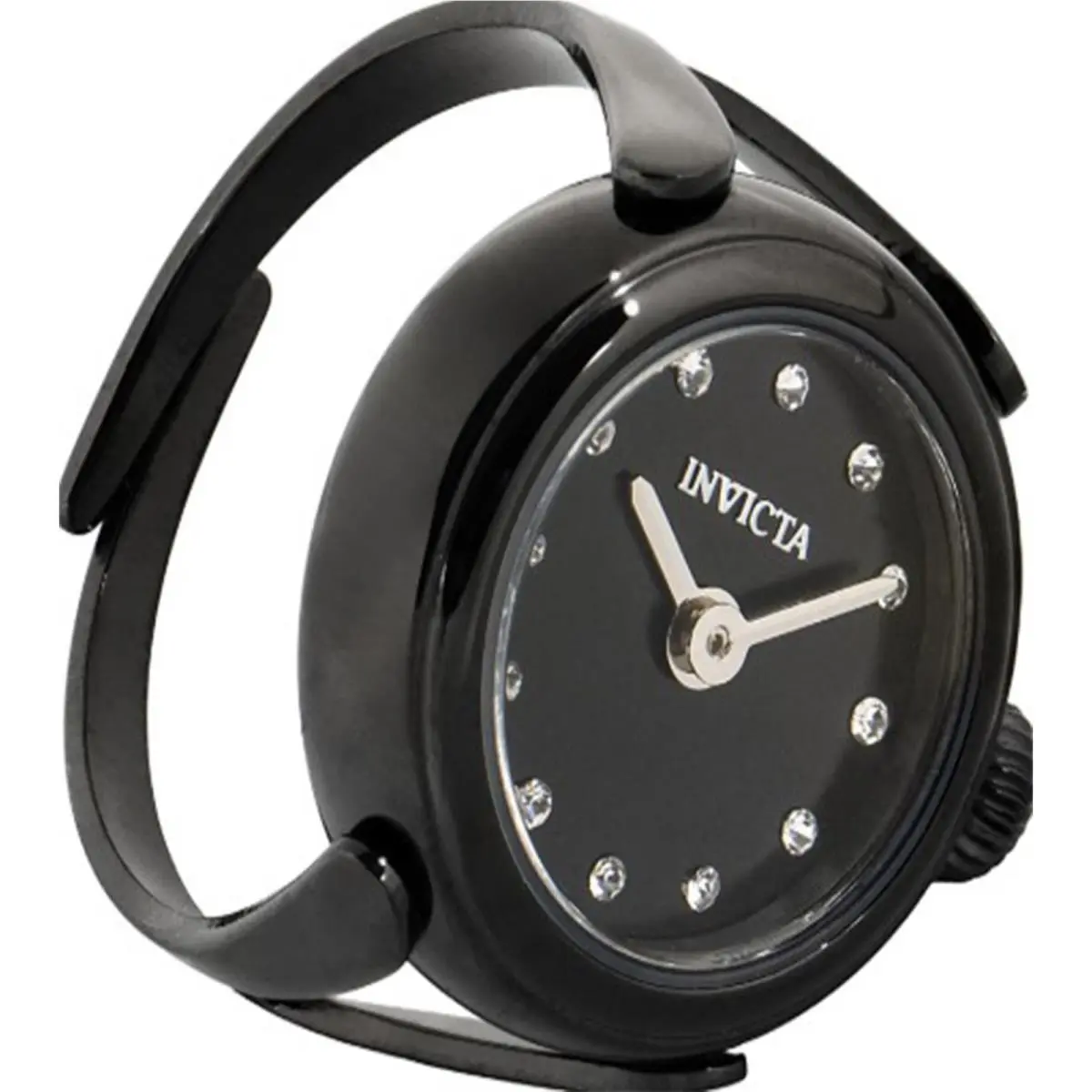 Invicta Women`s 44484 Mini Quartz 2 Hand Black Dial Watch