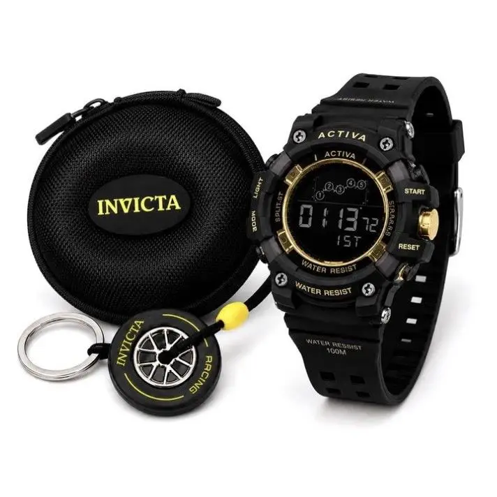 Bundle Activa Rally Edition X Invicta - Unisex Watch - 50mm Black Set