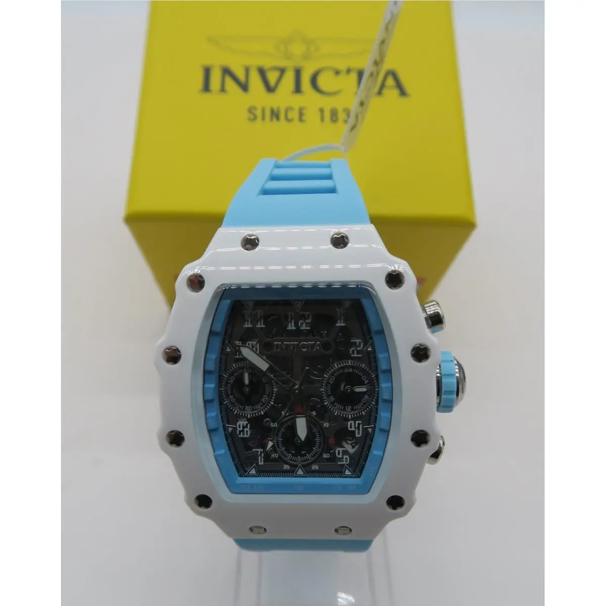 Invicta Racing Valxor Unisex Watch - 40mm Light Blue