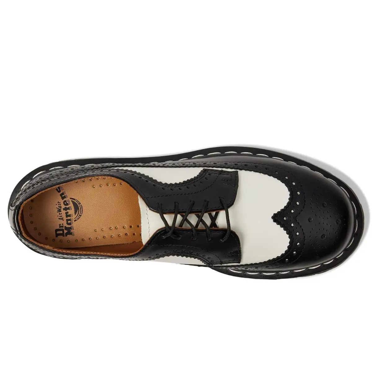 Dr. Martens shoes - Black/White Smooth 0