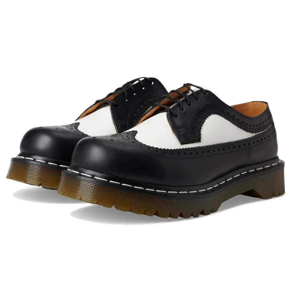Dr. Martens shoes - Black/White Smooth 6