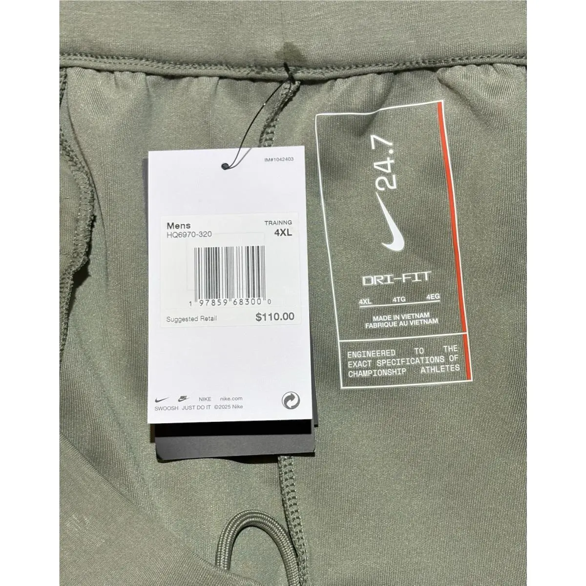 Nike clothing - Nike 24.7 - HQ6970-320 - Green 6