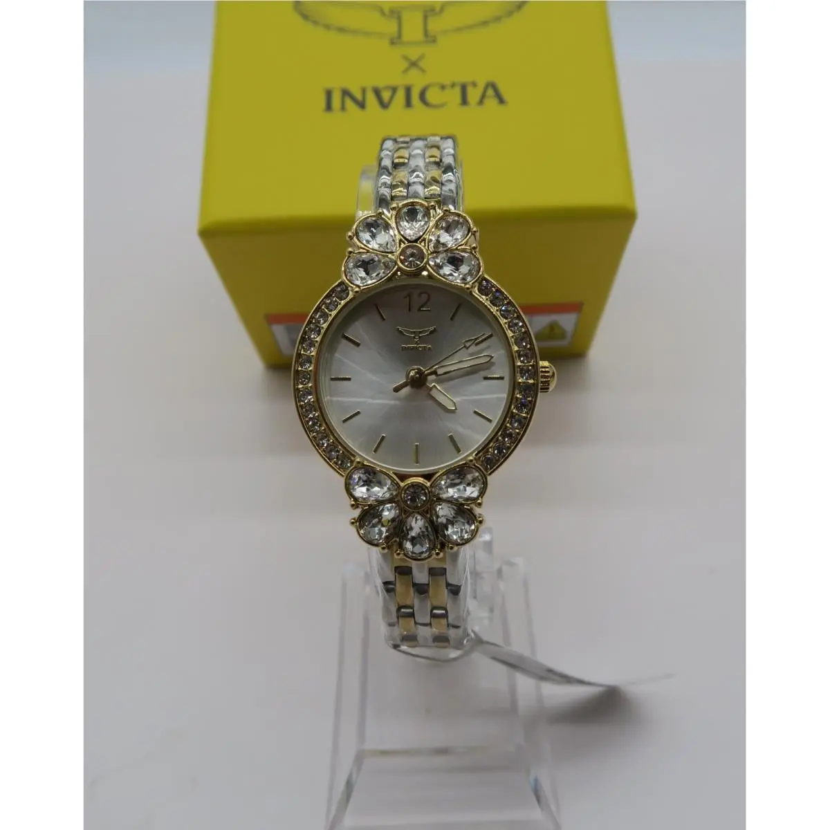 Invicta Wildflower Women`s Watch 30mm Silver Gold
