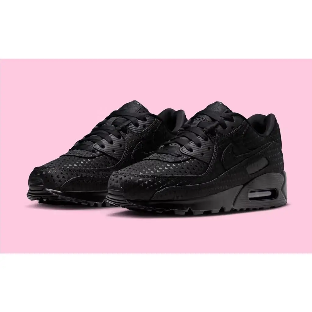 Nike shoes - Nike Air Max 90 Premium - IB6606-001 - Black/Black-University Red, Manufacturer: Black/University Red 4