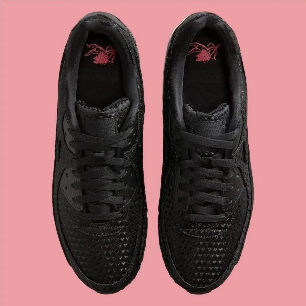 Nike shoes - Nike Air Max 90 Premium - IB6606-001 - Black/Black-University Red, Manufacturer: Black/University Red 1