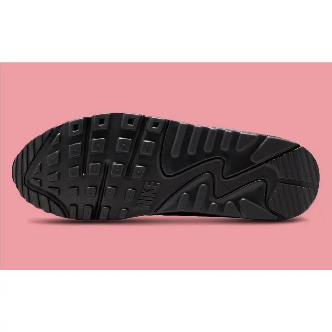 Nike shoes - Nike Air Max 90 Premium - IB6606-001 - Black/Black-University Red, Manufacturer: Black/University Red 3
