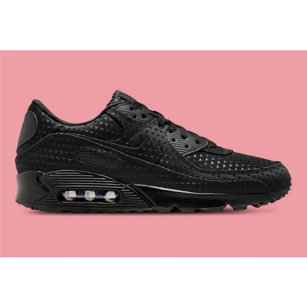 Nike shoes - Nike Air Max 90 Premium - IB6606-001 - Black/Black-University Red, Manufacturer: Black/University Red 5