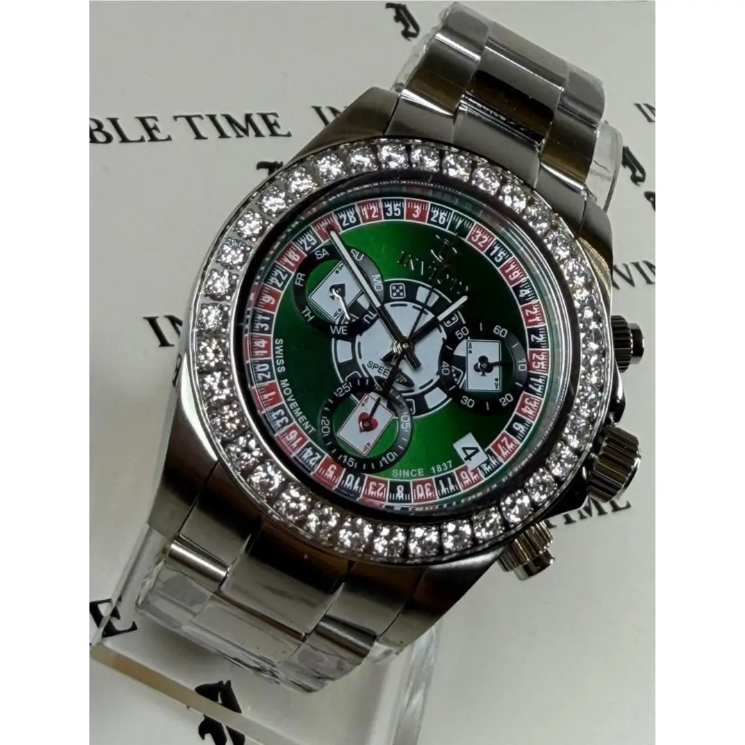 Invicta Elite Speedway Grand Croupier Monte Carlo 4 CT Diamond Edition 51107