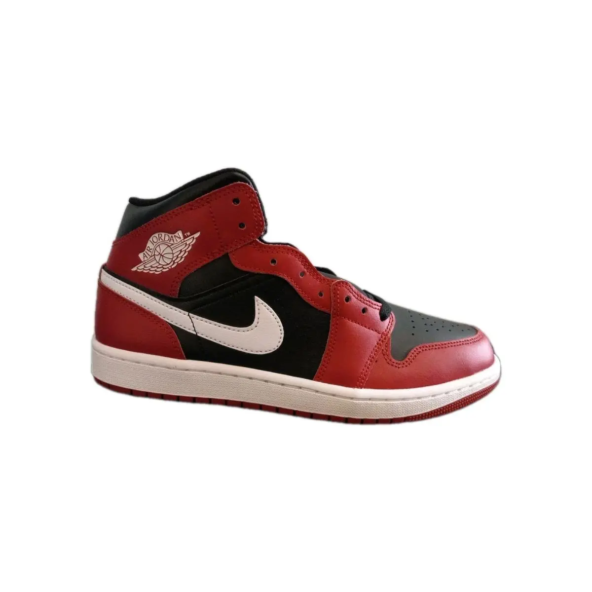 Nike Air Jordan 1 Mid Shoes Black Gym Red White DQ8426-061 Men`s Sizes