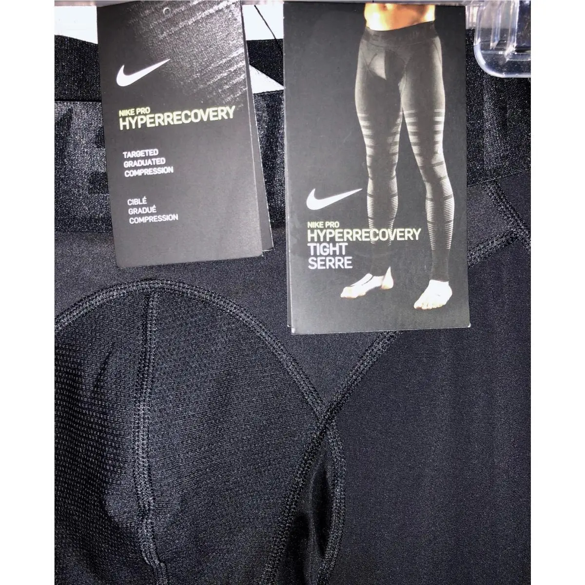 Nike clothing - NIKE Pro HyperRecovery Graduated Compression Training Tight - 812988 - Black 9