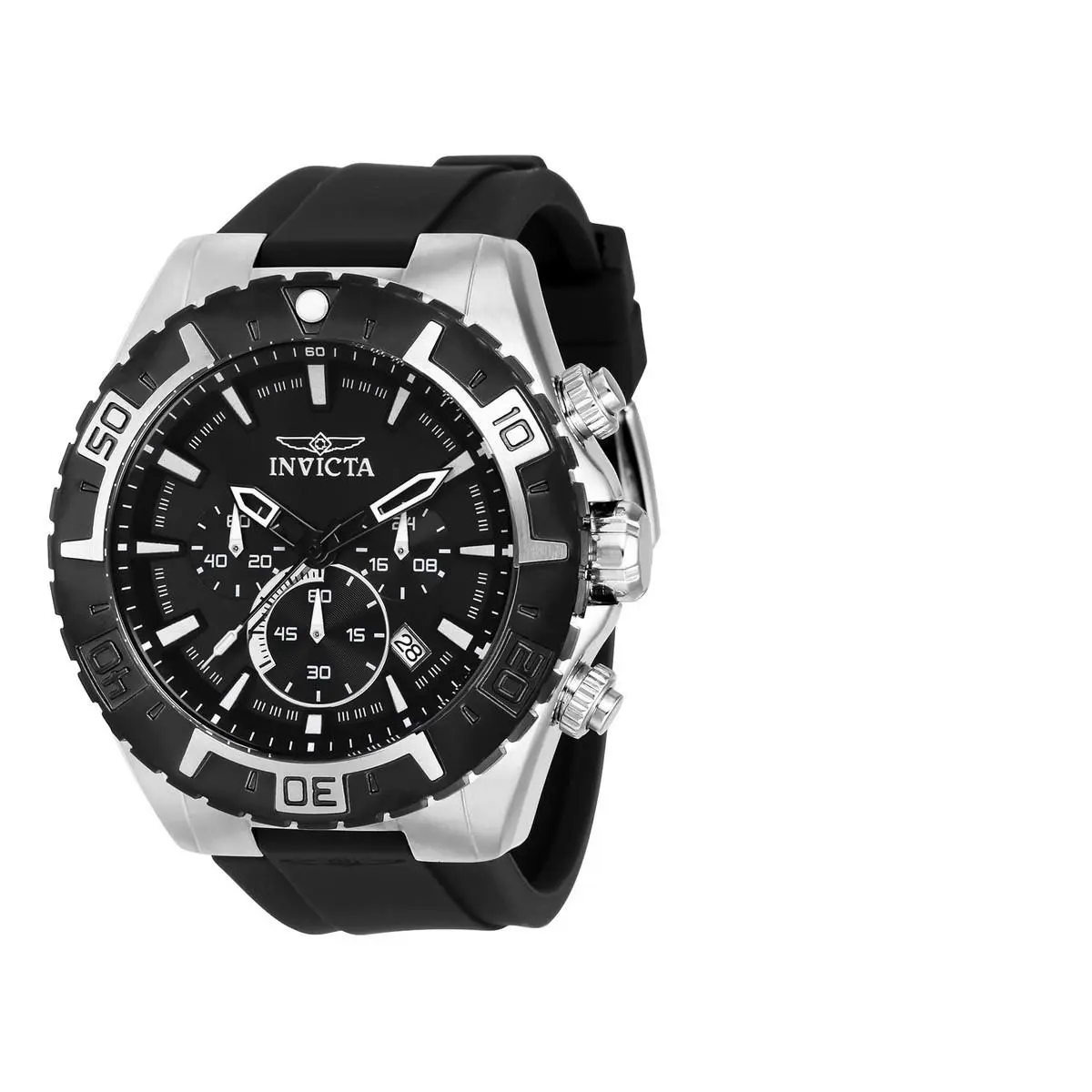 Invicta Men`s 37630 Aviator Quartz Chronograph Black Dial Watch