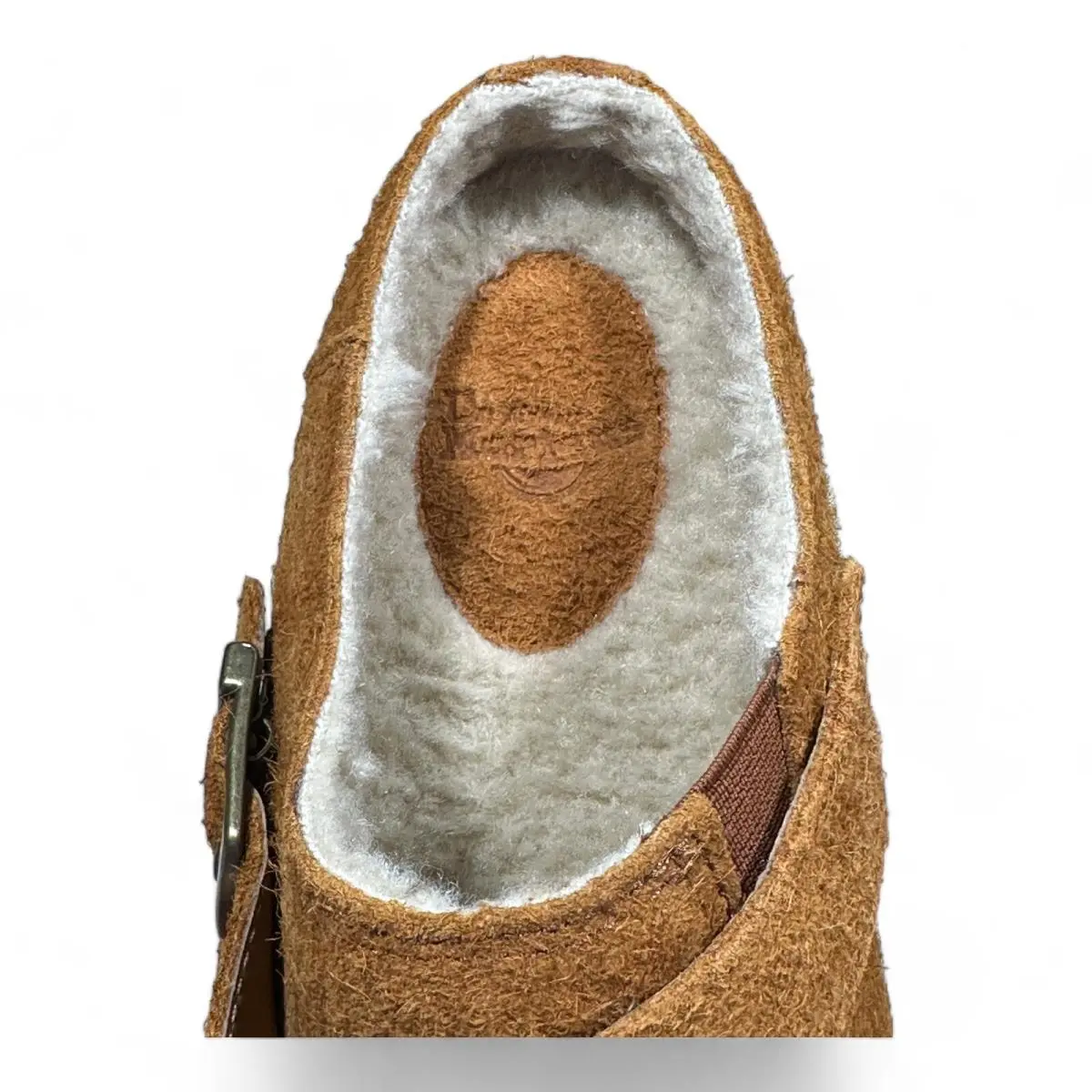 Dr. Martens shoes - Dr. Martens Isham Shearling Line Slingback Mules Sandals Unisex - Isham Pecan Brown (UPC: 190665581287) 9
