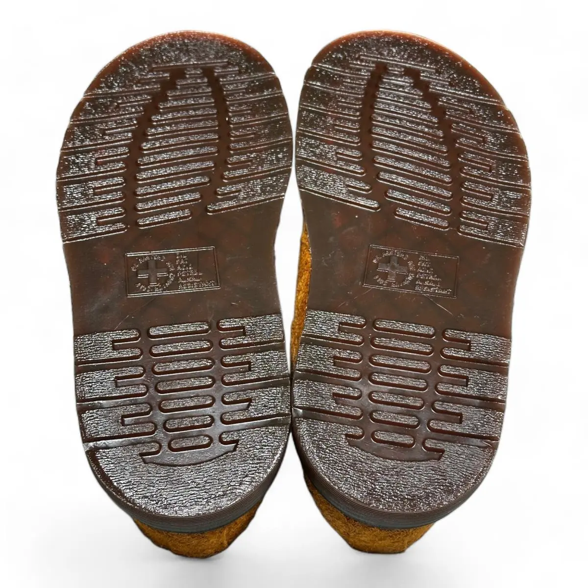 Dr. Martens shoes - Dr. Martens Isham Shearling Line Slingback Mules Sandals Unisex - Isham Pecan Brown (UPC: 190665581287) 10