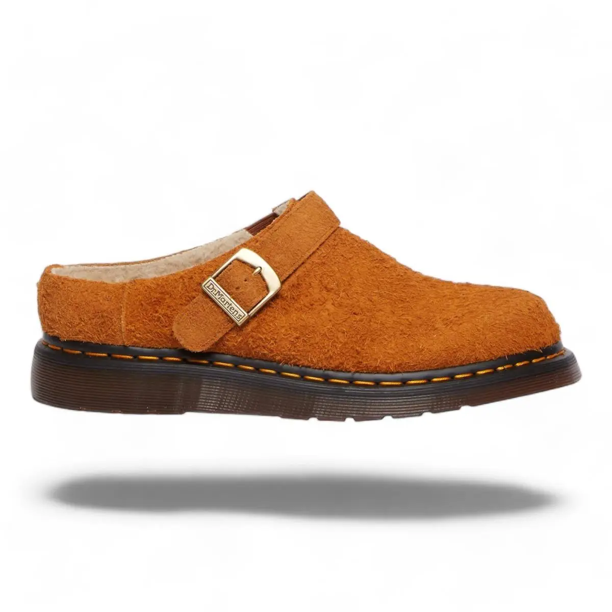 Dr. Martens shoes - Dr. Martens Isham Shearling Line Slingback Mules Sandals Unisex - Isham Pecan Brown (UPC: 190665581287) 5