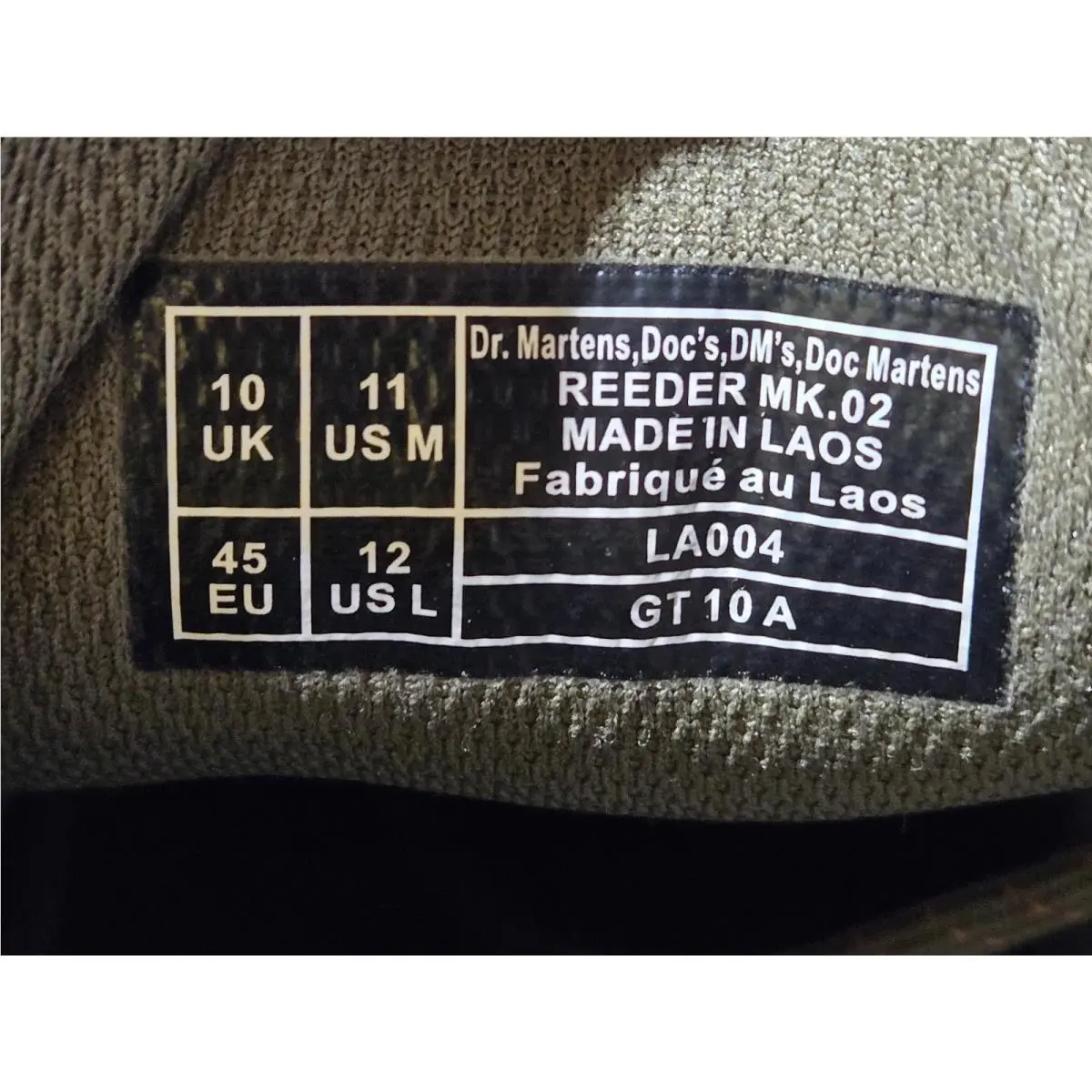 Dr. Martens shoes - Dr. Martens Reeder Mk - Martens Reeder - Olive Green 9