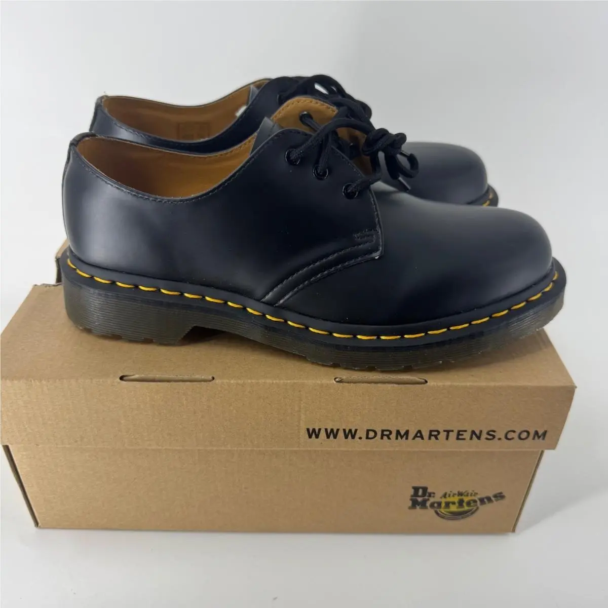 Dr. Martens shoes - 1461 Smooth Black - Smooth Black - Black 12