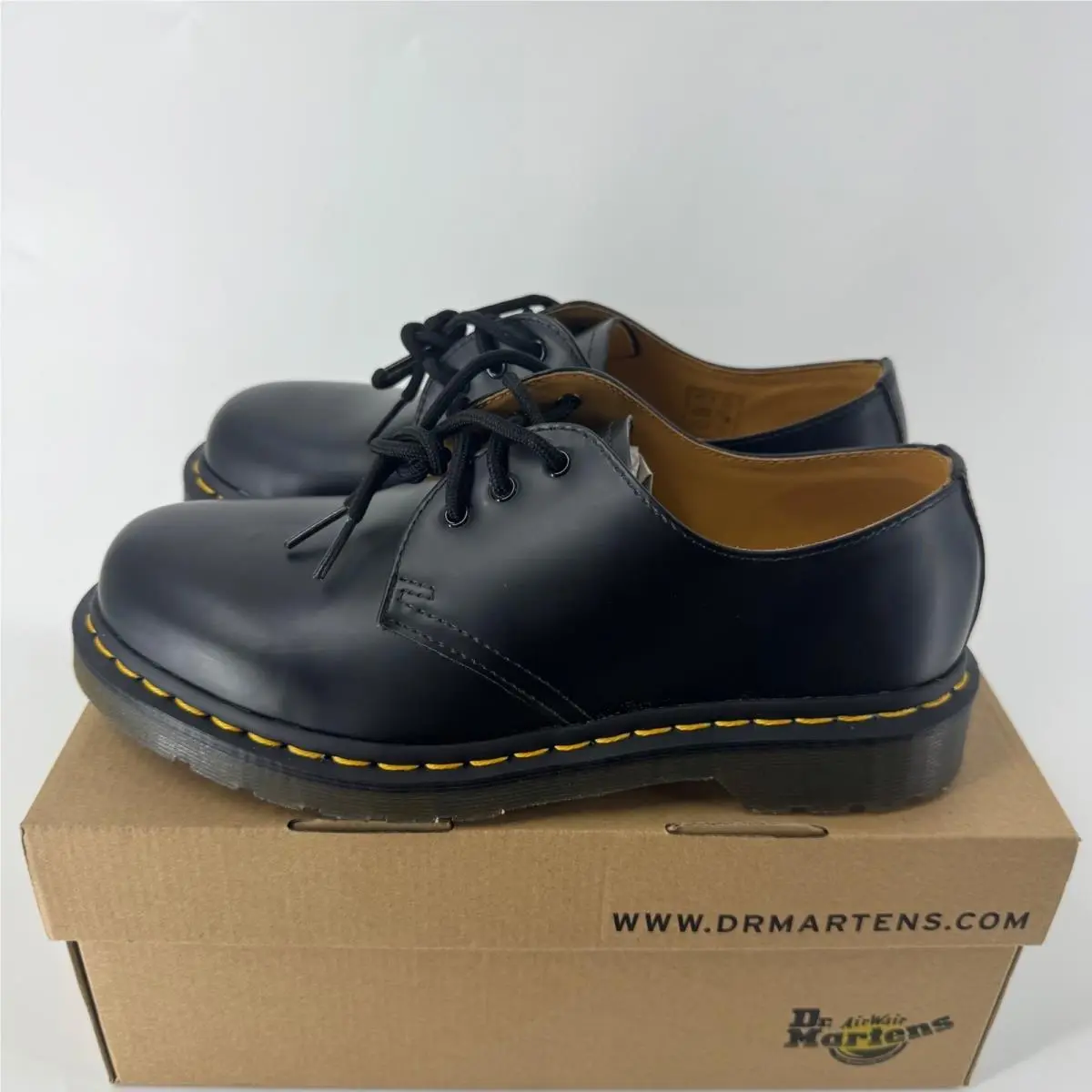 Dr. Martens shoes - 1461 Smooth Black - Smooth Black - Black 14
