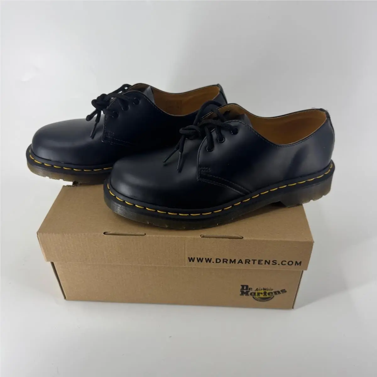 Dr. Martens shoes - 1461 Smooth Black - Smooth Black - Black 15