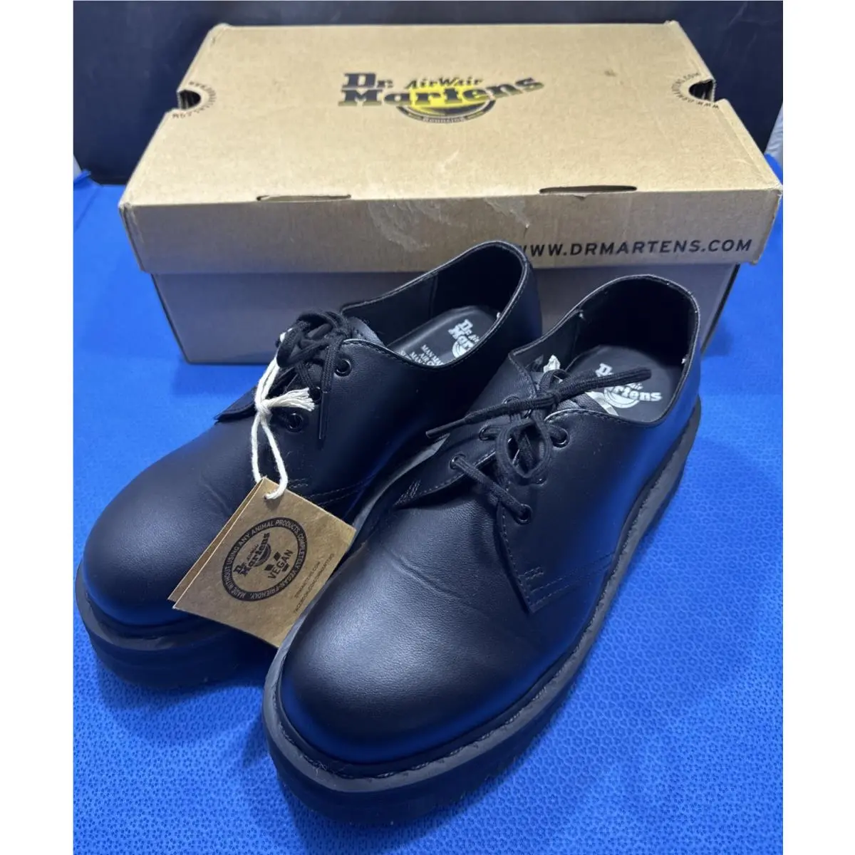 Dr. Martens shoes - Dr. Martens 1461 Quad Mono - Black (UPC: 190665532760) 2