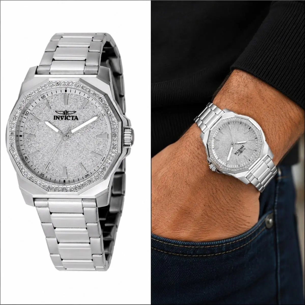 Invicta Speedway Men`s Watch - 42mm Steel Aluminum Racing Box Included