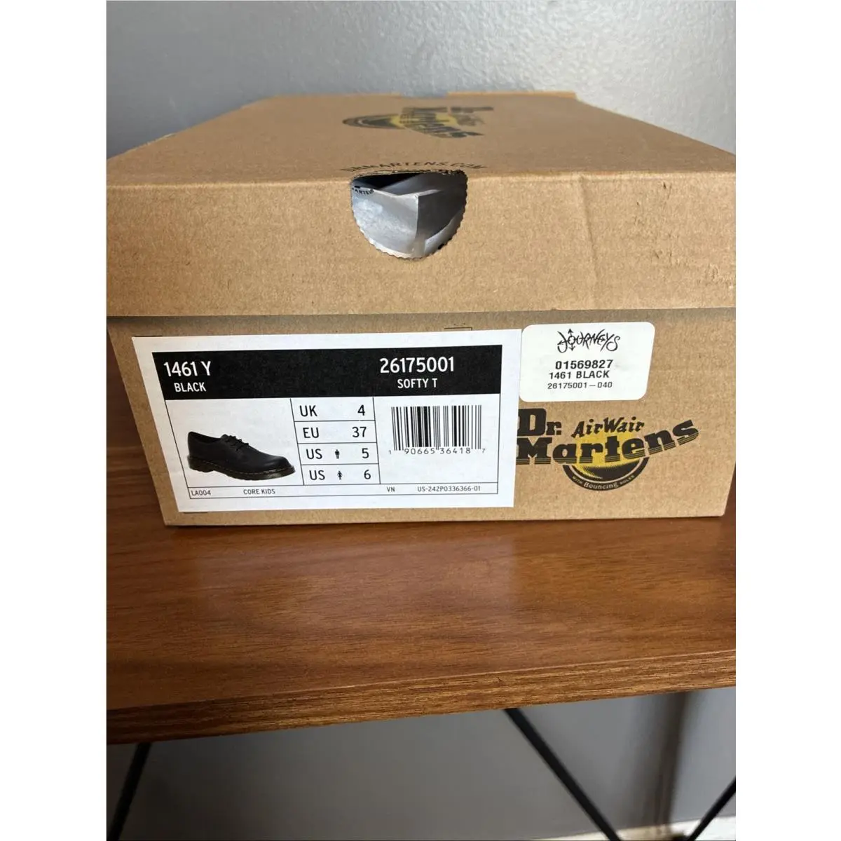 Dr. Martens shoes - DR MARTENS 1461 SMOOTH - SMOOTH - Black (UPC: 190665364187) 5