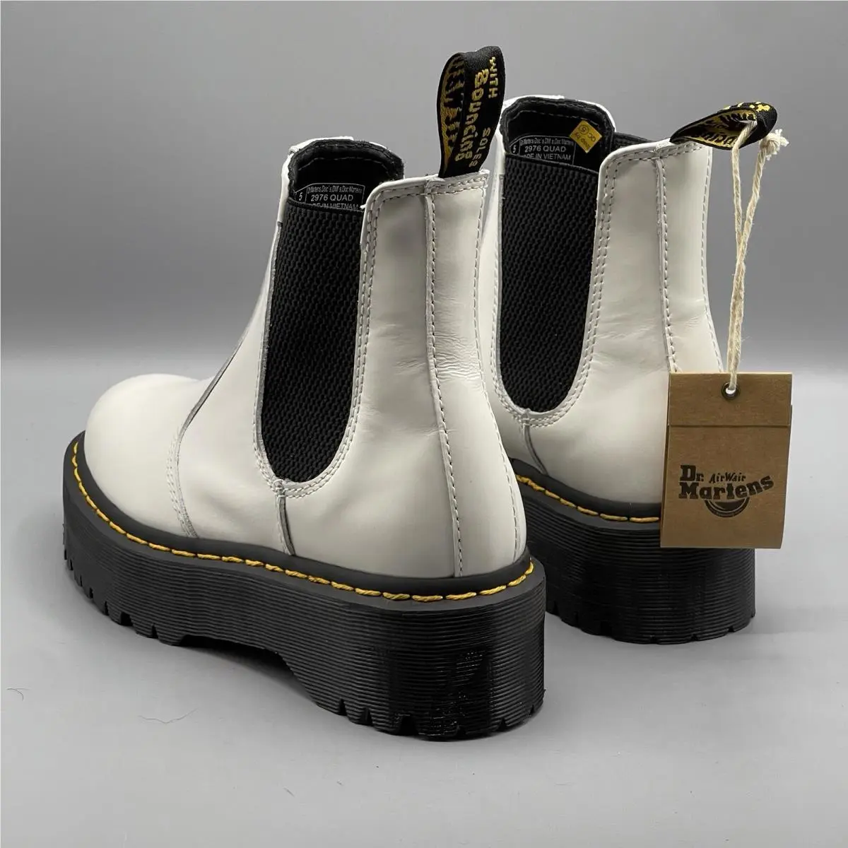 Dr. Martens shoes - Doc Marten`s Quad - Doc Quad - White 8