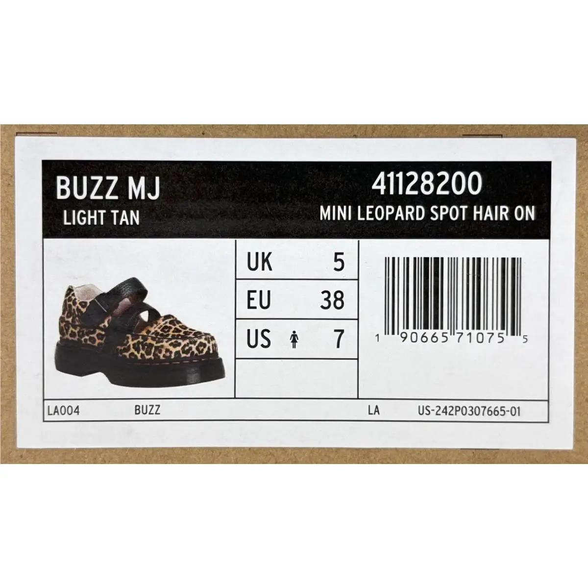 Dr. Martens shoes - Dr Martens Buzz MJ - Buzz - 41128200 - Tan/Black (UPC: 190665710755) 12