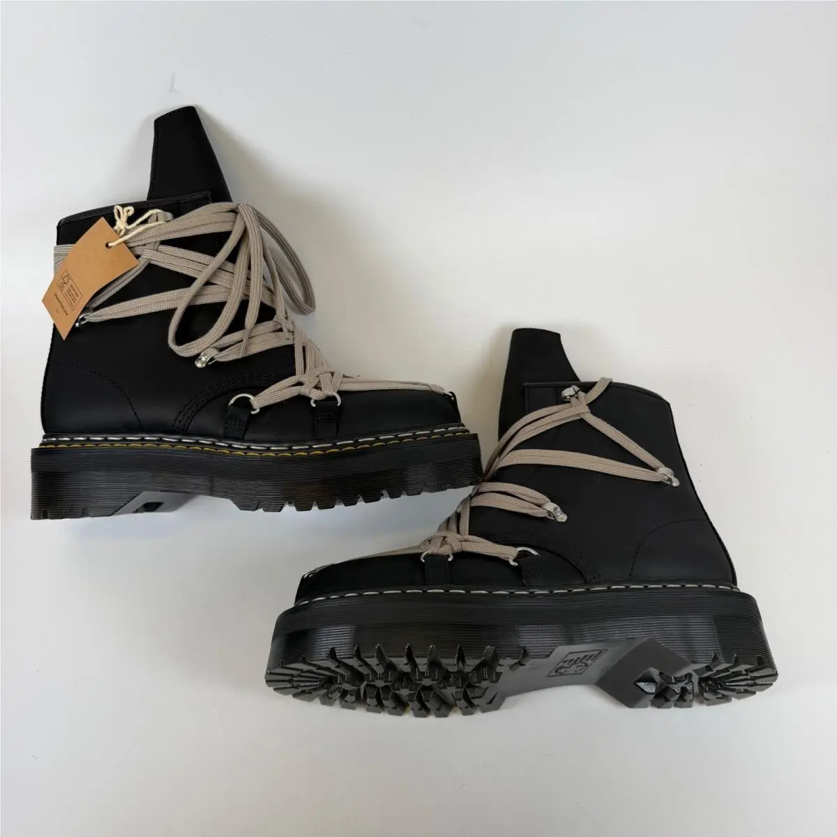 Dr. Martens shoes - 1460 DRKSHDW Quad Sole Mega Lace Boot - Black 0
