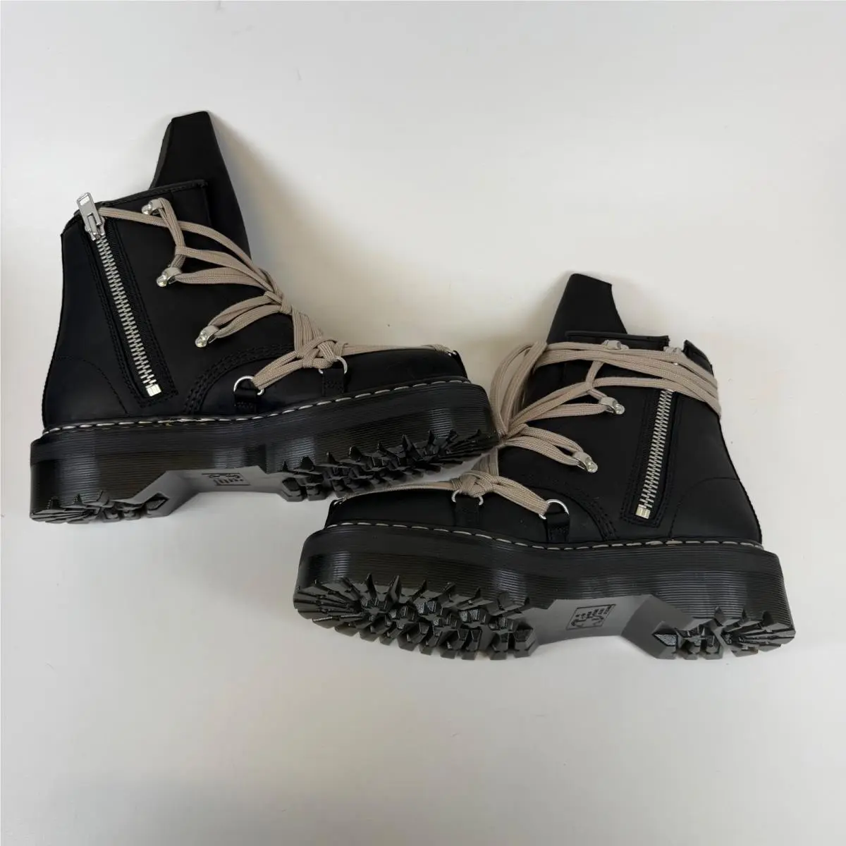 Dr. Martens shoes - 1460 DRKSHDW Quad Sole Mega Lace Boot - Black 1