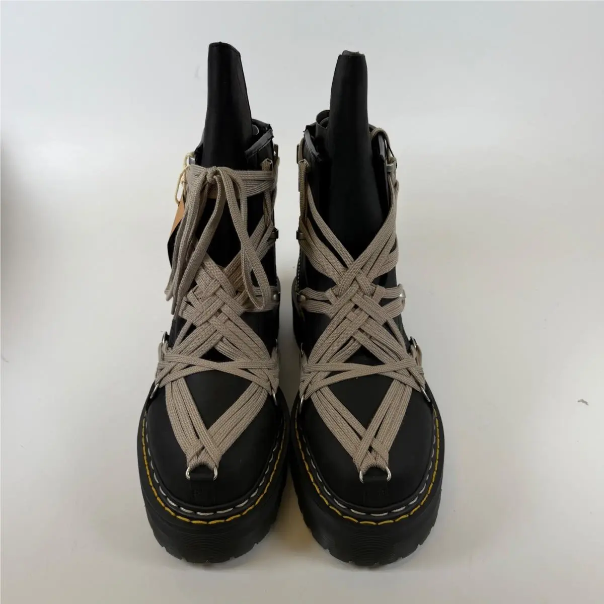 Dr. Martens shoes - 1460 DRKSHDW Quad Sole Mega Lace Boot - Black 2