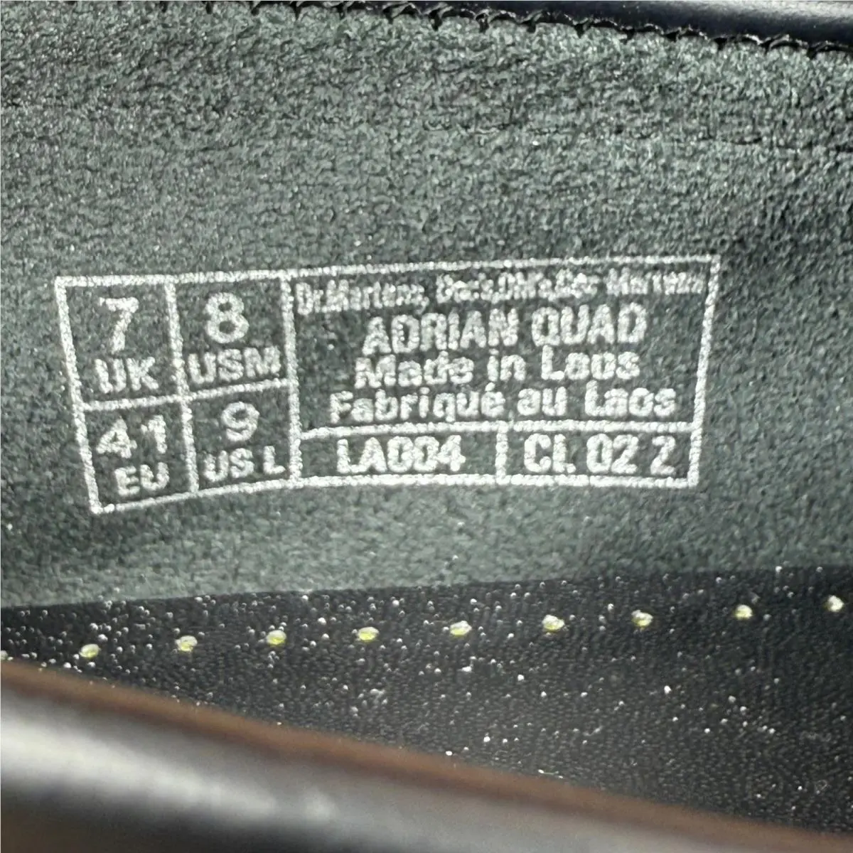 Dr. Martens shoes - Adrian Quad - Adrian Quad - Black 10