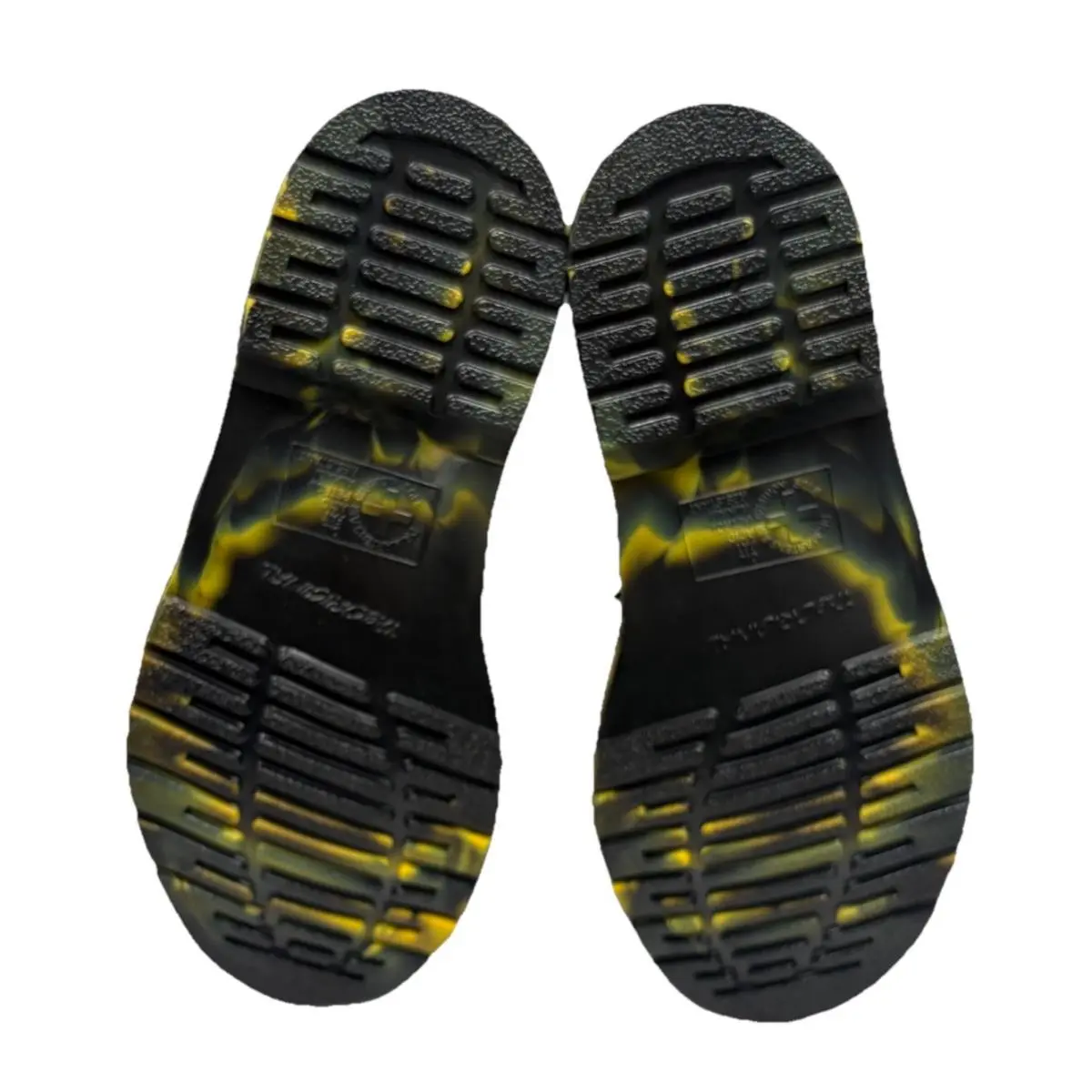 Dr. Martens shoes - Dr. Martens 1461 Marbled Black Yellow - Black 4