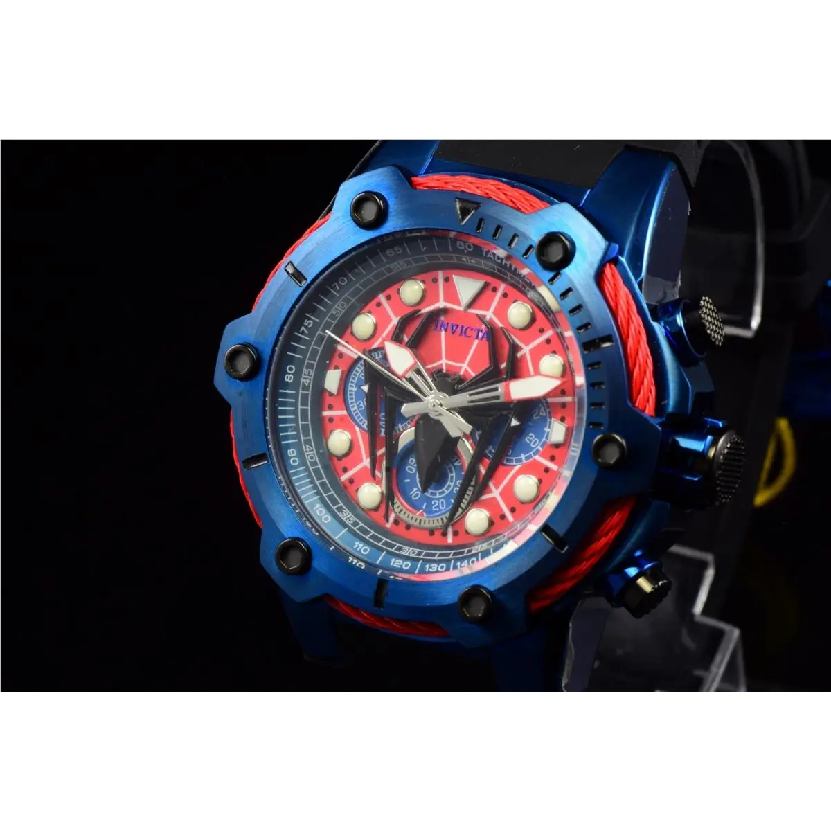 Invicta Men`s 51mm Marvel Spiderman Quartz Chronograph Ltd.ed 0346/4000 Watch