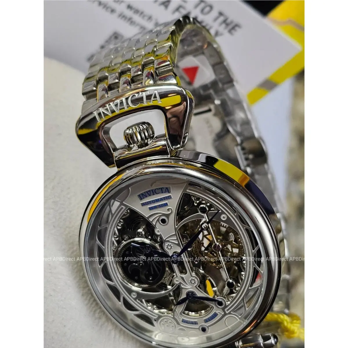 Invicta Objet D Art Dual Time - Skeleton Automatic - Day / Night Mens Watch
