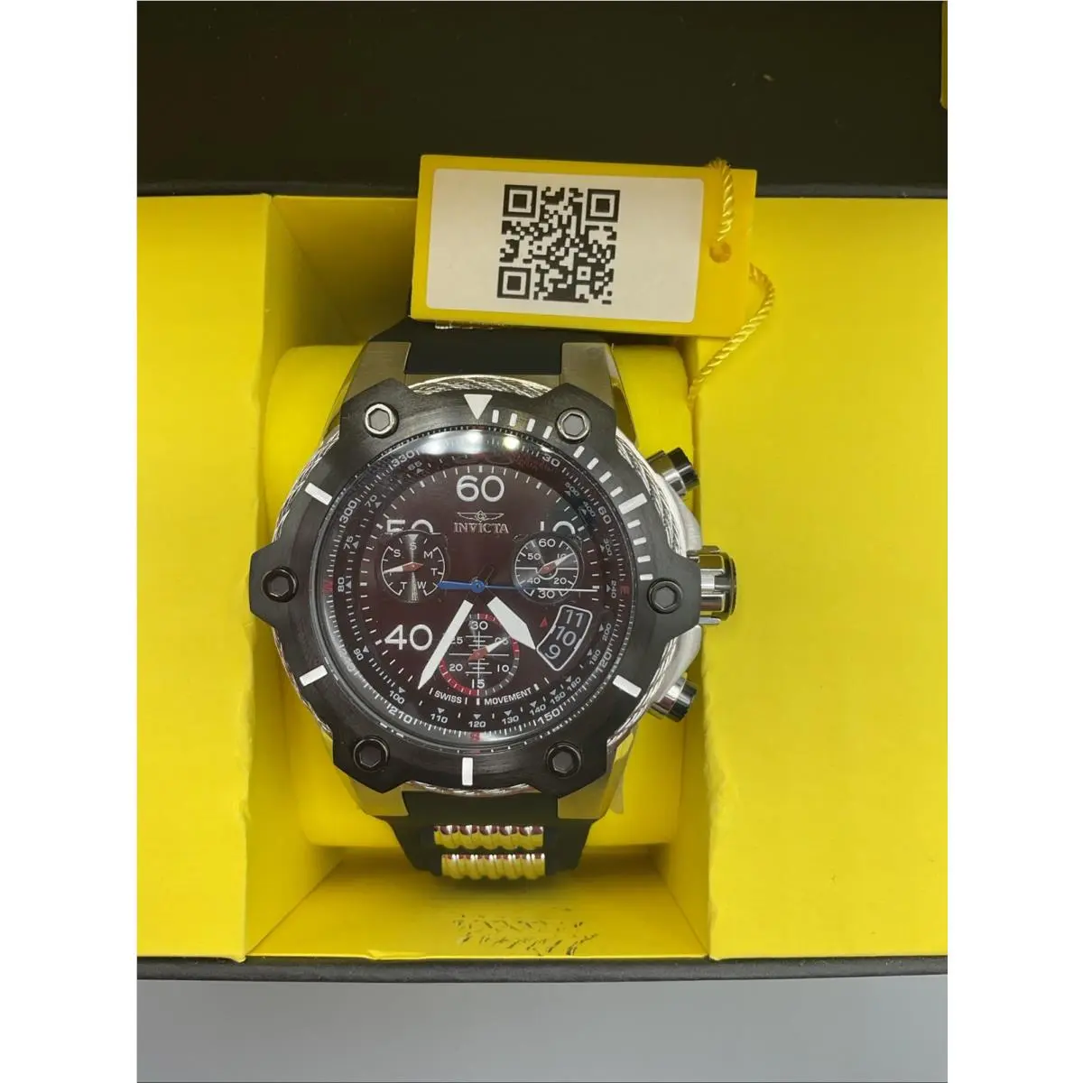 Invicta 25870 Bolt Men`s Chronograph Quartz Watch Never Worn