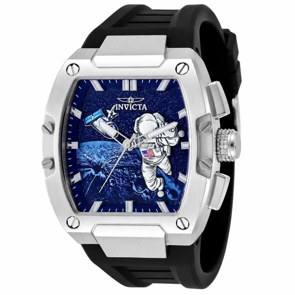 Invicta S1 Rally Moonlander Men`s Watch 43mm Black 50643 Invicta Box Incl